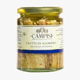 CAMPISI CONSERVE | Filetti di sgombro in olio di oliva | 300 g