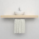 Porta asciugamani 002 mensola lavabo - Colore : Cromato