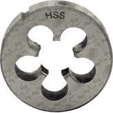 Filiere tonde HSS passo FINE MB per la filettatura di acciai e metalli