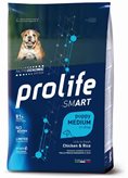Crocchette per cani Prolife smart puppy pollo e riso medium nutrigenomic 10 Kg