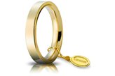 Fede Nuziale Unoaerre Cerchi di Luce 3,5 mm Oro Giallo - Misura anello : 12