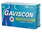 GAVISCON 24CPRMENTA500+267MG