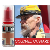 Colonel Custard T-Juice Liquido Pronto 10ml Crema Pasticcera Vaniglia - Nicotina : 6 mg/ml- ml : 10