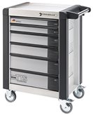Tool Trolleys TTS 6 drawers empty - Weight kg : 68,5// Color : anthracite gray, RAL 7016// n. : 95VA/6A