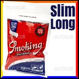 Smoking Slim Extra Lunghi 6mm - Bustina da 120 Filtri