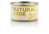 Natural code 38 gatto tonno manzo e olive soft jelly 85 gr
