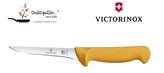 Victorinox Swibo , Coltello professionale per disossare cm 16 Lama stretta manico giallo Swiss Made
