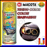 Vernice Spray Macota Tuning Color - Colori Trasparenti - Tinta : Nero Trasparente