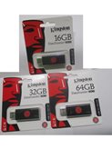 KINGSTON FLASH DRIVE PENDRIVE PENNA CHIAVETTA MEMORIA USB DT106 G3 16 32 64 128 GB - CAPACITA' : 16GB