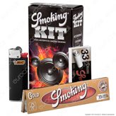 Kit Smoking 33 Cartine Lunghe Oro + 33 Filtri in carta + 1 Accendino