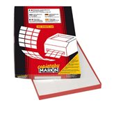 Markin Etichetta adesiva c/503 bianca 100fg A4 210x297mm (1et/fg) Markin - X210C503 - 137020