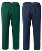 Pantalone Da Uomo Verde o Blu In Cotone 260 gr Da Lavoro Generico Operaio Meccanico - Verde, 3XL