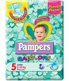 Pampers Baby Dry Taglia 5 JUNIOR (11-25Kg) 17 Pannolini