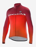 Men's sublimated thermal long-sleeved jersey FIANDRE S2 (Color: Bordeaux - Size: L)