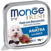 Monge Fresh Paté e Bocconcini con Anatra 100 g - Peso : 100g