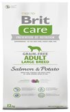 Brit Care Adult Large Salmon & Potato 12Kg Grain Free crocchette cane senza cereali