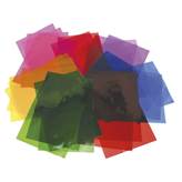Cellophane trasparente colorato - 48 fogli