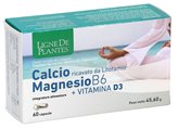 Ligne De Plantes Calcio+Magnesio B6+Vitamina D3 Integratore Alimentare 60 Capsule Vegetali