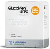 GLUCOMEN Areo Sensor 25 Strisce per Glicemia