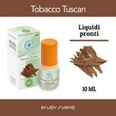 Tobacco Tuscan Liquido Pronto Enjoy Svapo da 10ml Aroma Tabacco - Nicotina : 6 mg/ml- ml : 10