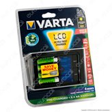 Varta Caricabatterie AA / AAA Ultra Fast con Display LCD + 4 Pile Stilo AA 2400mAh