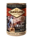 CarniLove Adult Agnello e Cinghiale 400g umido cane