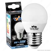 Wiva Lampadina LED E27 6W MiniGlobo G45 - Colore : Bianco Freddo