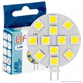 Life Lampadina LED G4 2,4W Bulb Disc - Colore : Bianco Caldo