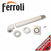 Kit Scarico Fumi Fer-Ferroli Tubo Coassiale 60/100