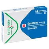 Farmakopea Subitene 200mg Ibuprofene 24 Compresse Rivestite