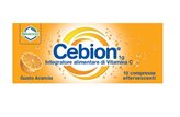 Cebion 1g Integratore Alimentare Di Vitamina C Gusto Arancia 10 Compresse Effervescenti