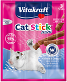 Vitakraft Snack per Gatti Cat Stick Mini Healty Sogliola e Omega 3 - Peso : 18gr