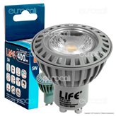 Life PAR16 Lampadina LED GU10 5W Faretto Spotlight COB - Colore : Bianco Caldo