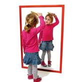 Specchio con cornice in legno laccato - 65x100