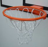 Canestro Basket in acciaio tondo pieno ultra resistente - Retina : Retina spess. 6 mm