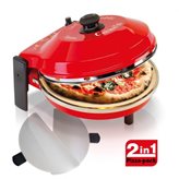 Set forno pizza Spice Caliente 1200w + 2 palette Acciaio Inox