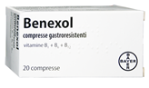 Benexol per integrazione di vitamine B1, B6 e  B12 20 compresse gastroresistenti