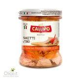 Thunfisch Scheiben mit scharfem Peperoncino aus Kalabrien 170 gr