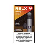 Infinity 2 Relx Kit (GREY DARK ASTEROID) + Pod Precaricata Classic Tobacco (Nicotina: 18 mg/ml - ml: 1,9)
