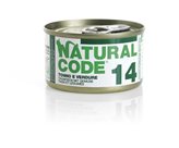 Natural Code cat 14 tonno e verdure 85 g