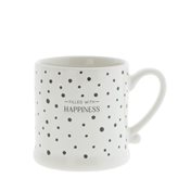 Bastion Collections Mug bianca "Filled with Happiness"