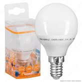 SkyLighting Lampadina LED E14 5W MiniGlobo P45 - Colore : Bianco Caldo