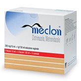 Meclon 200mg/10ml + 1g/130ml Soluzione Vaginale Alfasigma 5 Flaconi