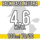 Base Neutra 70VG 30PG con Nicotina 4,6 mg/ml - 130ml