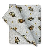 TOVAGLIA in cotone GUFI gufetti beige - Misura Tovaglia : Cm. 140x180 x6 persone