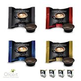 Set degustazione Caffè Borbone: 200 capsule compatibili Lavazza a Modo Mio® miscele assortite