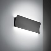 Applique da parete a LED Orizzonte (Colore: Ruggine - Dimmer: Non dimmerabile - Larghezza: 25 cm - Tonalità: 2700 K)
