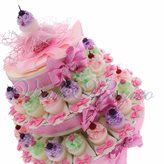 Torta Bomboniere Candela Cupcake Ciliegina - ARTICOLO : Torta da 90 Pezzi