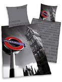 Tema Citta e Paesi Completo Copripiumino Singolo reversibile Londra e Big Ben
