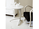 Tavolino pieghevole Ambrogio - Colore : Bianco, Dimensione : H 63 cm